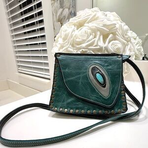 Chemical wedding Crossbody handcrafted leather bohemian Crossbody purse